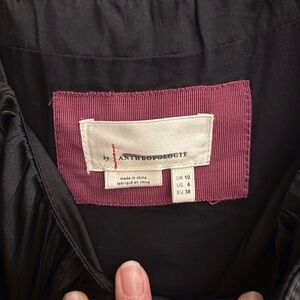 Anthropologie Black Garment